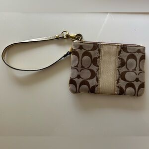 Coach Wristlet - Brown